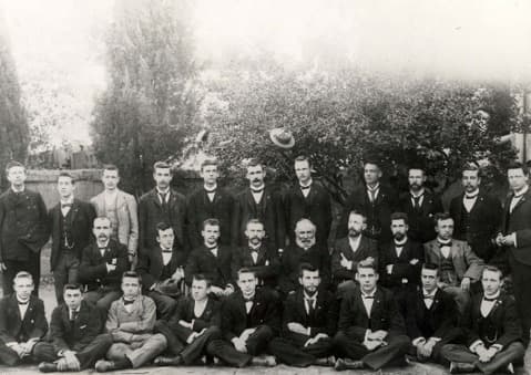Lecturers and students, Theological School Burgersdorp, 1897.