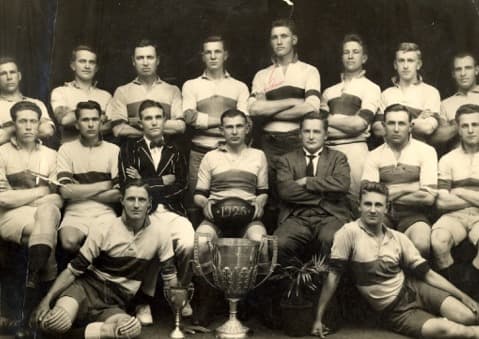 Student life: the TSP rugby team, 1926.