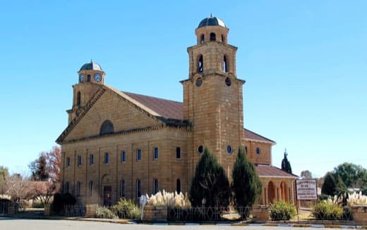 Die Gereformeerde Kerk Reddersburg, die gebou van 1927.