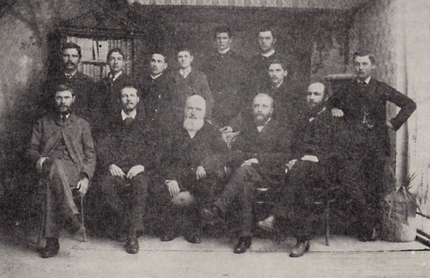 The Theological School and the Reformed church at Burgersdorp, 1888.
